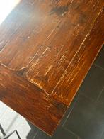 Antieke eikenhouten eettafel 2.20cm op 1m, Antiek en Kunst, Ophalen