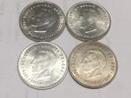 België lot 4 x 250 Frank zilver, Postzegels en Munten, Munten | België, Ophalen of Verzenden, Zilver