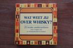 Sous-verres avec anecdotes et questions sur le whisky, Hobby & Loisirs créatifs, Enlèvement, Comme neuf