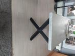 Mooie landelijke eiken massieve tafel te koop, Ophalen, Zo goed als nieuw, Eikenhout
