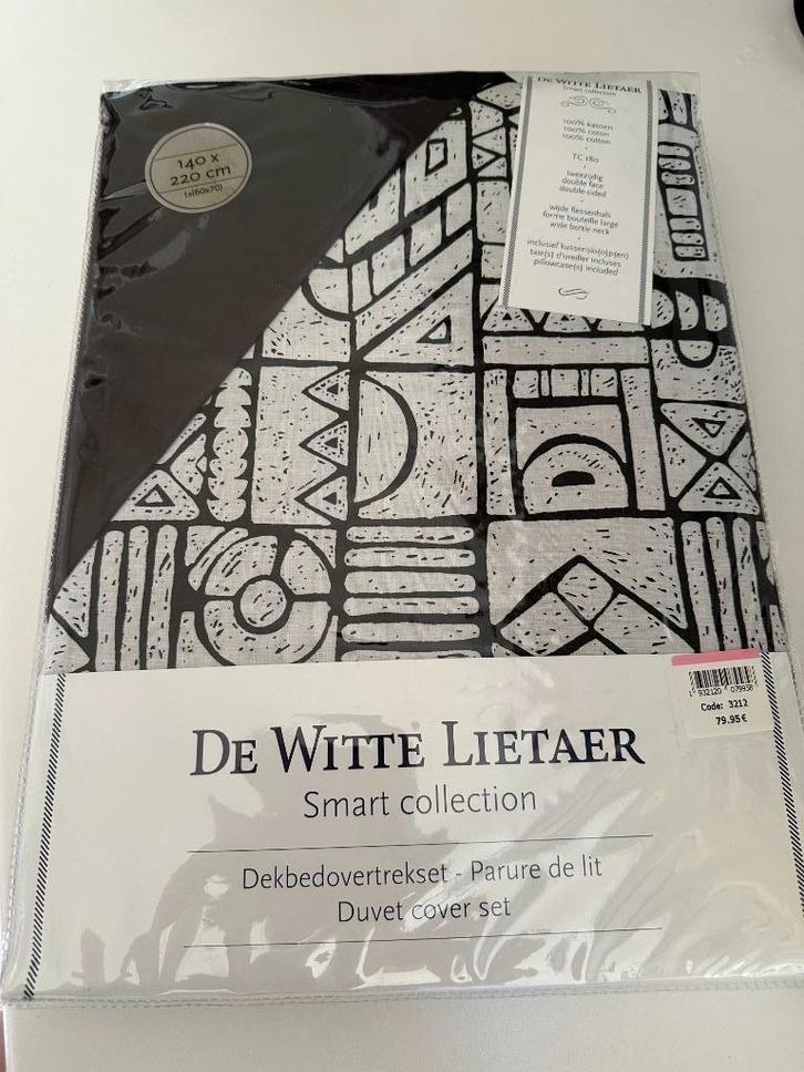 Dekbedovertrekset De Witte Lietaer  1 persoons, Huis en Inrichting, Slaapkamer | Beddengoed, Nieuw, Dekbedovertrek, Eenpersoons