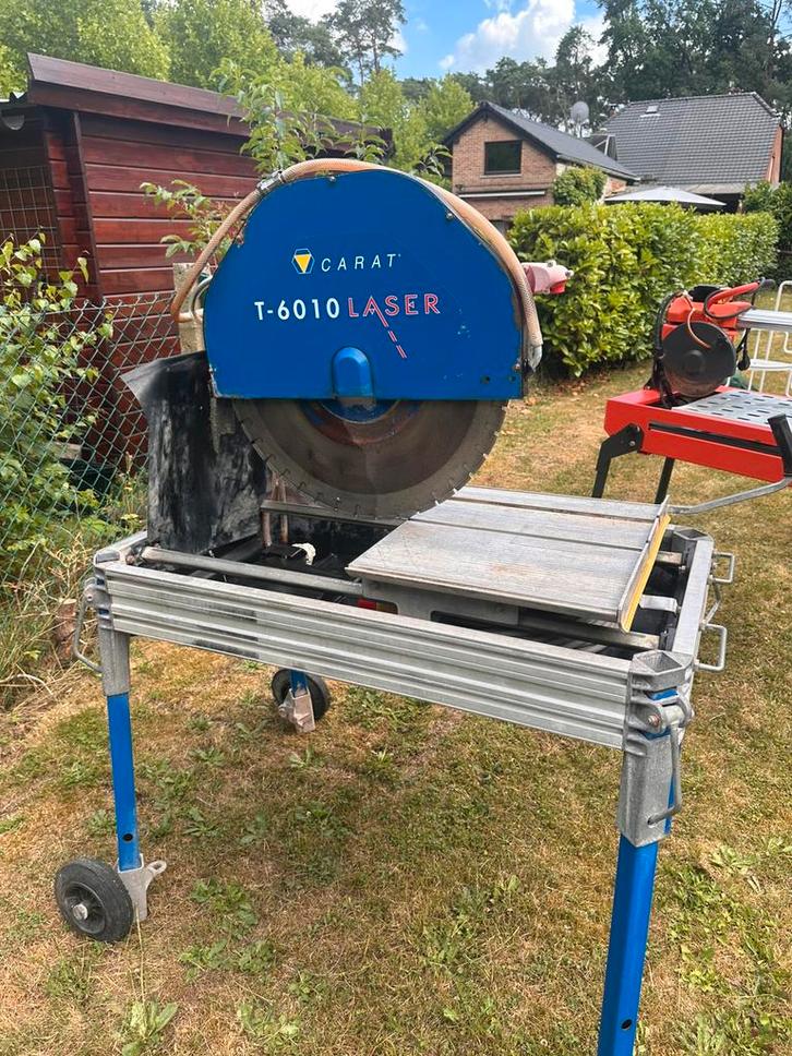 Scie à pierre laser CARAT T 6020 400v, Bricolage & Construction, Outillage | Scies mécaniques, Utilisé, Autres types, Enlèvement