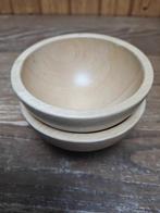 Set 2 IKEA houten schalen maat S, Huis en Inrichting, Woonaccessoires | Schalen en Manden, Ophalen, Zo goed als nieuw