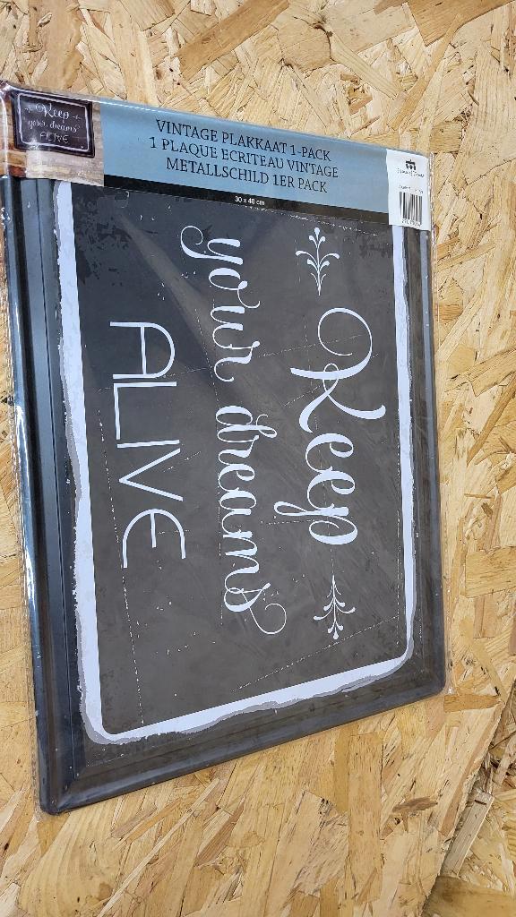 Plaque décorative en métal, Collections, Marques & Objets publicitaires, Neuf, Autres types, Enlèvement