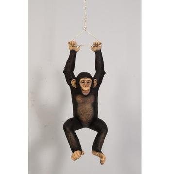 Hanging Chimpansee – Aap beeld Hoogte 98 cm beschikbaar voor biedingen