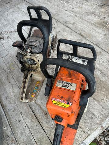 2 tronçonneuses stihl pour piece, Enlèvement