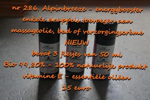 286. Alpinbreeze - booster d'énergie, NOUVEAU, frais de port, Sports & Fitness, Produits de massage, Neuf, Huile ou Lotion, Envoi