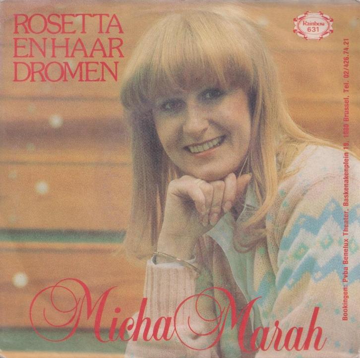 Micha Marah – Rosetta en haar dromen / Pech is tijdelijk, Cd's en Dvd's, Vinyl Singles, Gebruikt, Single, Nederlandstalig, 7 inch