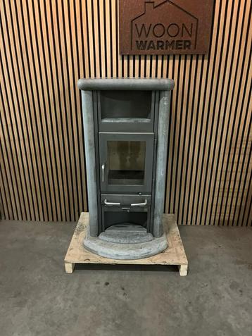 25078 Speksteenkachel Jydepejsen 6kw🔥, Huis en Inrichting, Ophalen, Gebruikt, Houtkachel, Vrijstaand