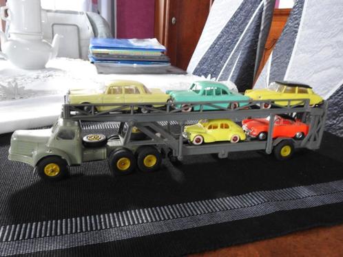 Camion porte voiture Berliet Norev, Hobby en Vrije tijd, Modelauto's | 1:43, Zo goed als nieuw, Auto, Norev, Ophalen of Verzenden