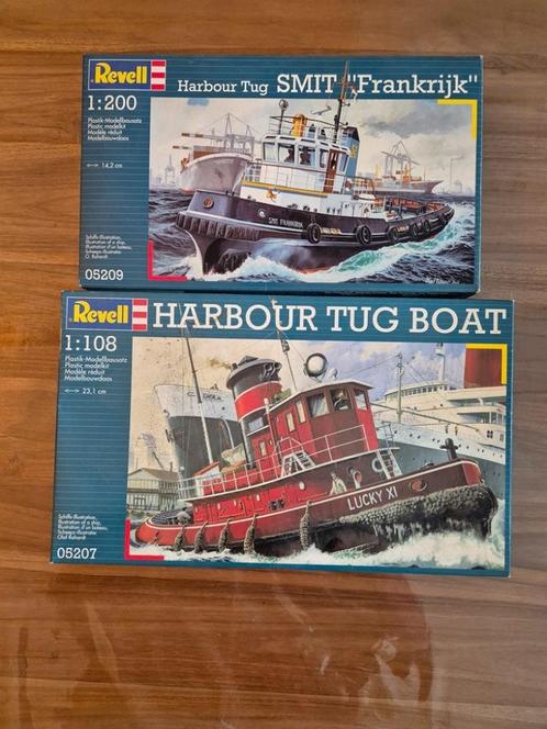 Lot de 2 maquettes de bateaux, Hobby en Vrije tijd, Modelbouw | Boten en Schepen, Zo goed als nieuw, 1:200 of kleiner, Revell