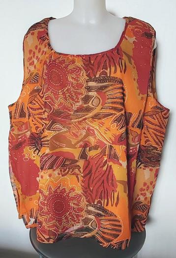 Extra grote tanktop van voile met voering beschikbaar voor biedingen