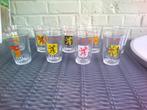 9 Anglo Belge glazen 9 Provincies 1957., Ophalen of Verzenden, Zo goed als nieuw, Glas of Glazen, Overige merken