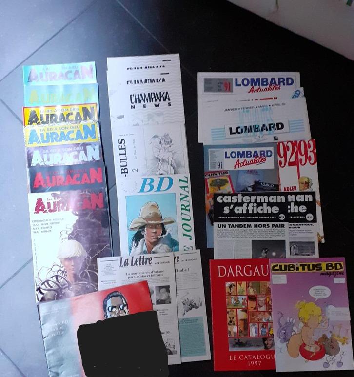 Revues BD Derib, Rosinski, Tome, Loisel, Turk, Dupa, Malik, Boeken, Tijdschriften en Kranten, Gelezen, Overige typen, Ophalen of Verzenden