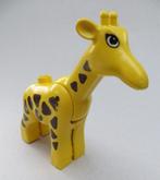 Lego Duplo giraf : hoofd beweegt geel met bruine vlekken, Duplo, Gebruikt, Ophalen of Verzenden, Losse stenen