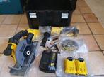 Stanley cirkelzaag + 20V haakse slijper + 2 accu's, Ophalen, Cirkelzaag, 70 mm of meer, Nieuw