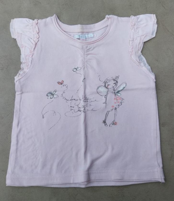 Lichtroze t-shirt van Lisa Rose (3 jaar), Kinderen en Baby's, Kinderkleding | Maat 98, Zo goed als nieuw, Meisje, Shirt of Longsleeve