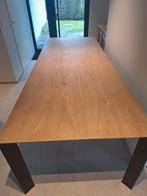 Tafel Juntoo 260x100 eiken blad - zwart metalen onderstel, Huis en Inrichting, Tafels | Eettafels, Ophalen, Gebruikt, 100 tot 150 cm