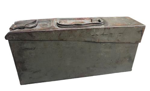 Boîte à munitions WW1 MG08 (première version métal) Allemand, Collections, Objets militaires | Général, Envoi