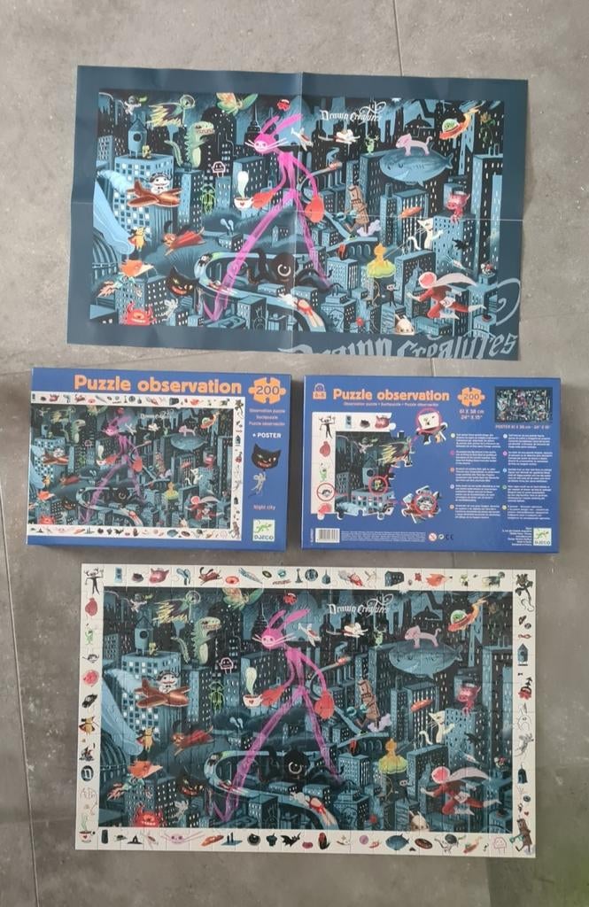 Observation puzzels djeco, Ophalen, Gebruikt