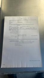 Bloc annexe feuille audition accident de roulage gendarmerie, Enlèvement ou Envoi, Gendarmerie, Autres types