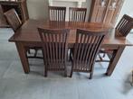 Massief houten eetplaats, dressoir, barkast, Huis en Inrichting, Ophalen