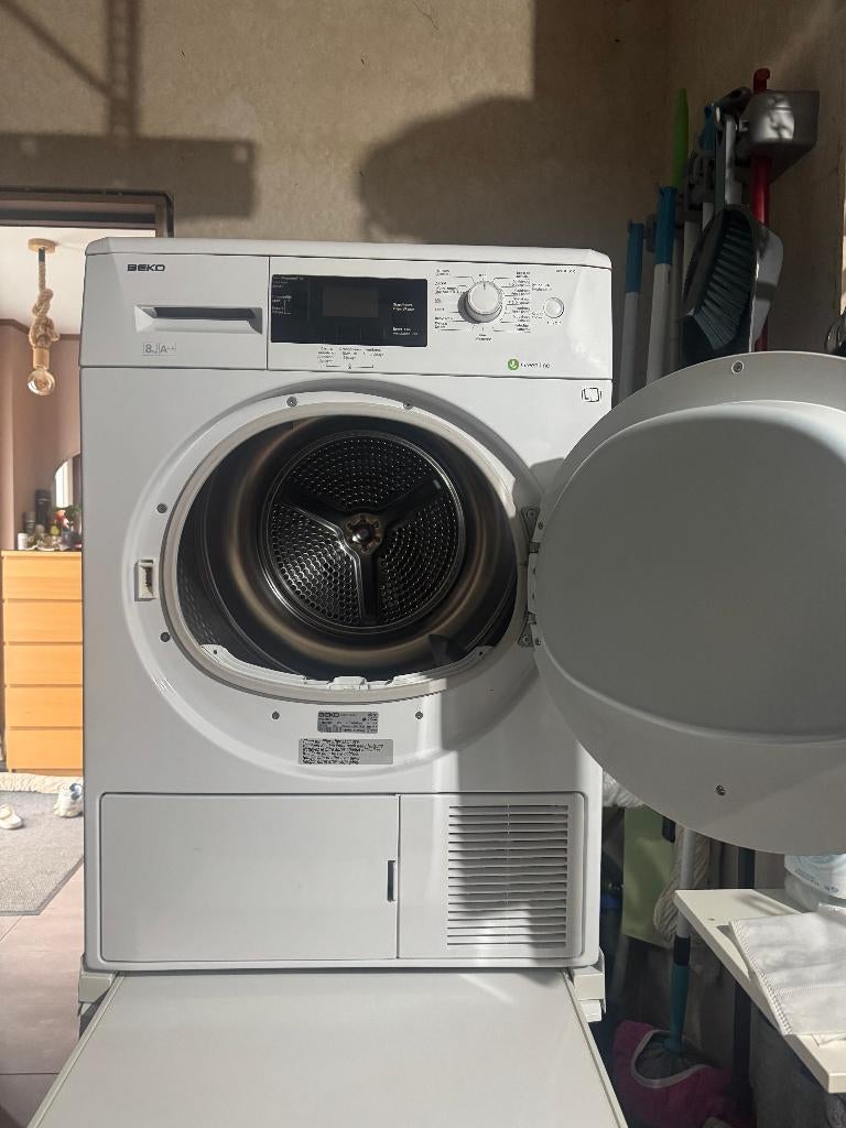 Sèche-linge Beko – 8 kg – pompe à chaleur (économe), Ophalen, 6 tot 8 kg, Zo goed als nieuw, Energieklasse A of zuiniger