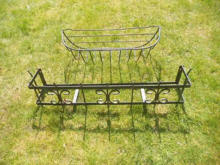 support jardinière fer forgé bac à fleurs(terrasse,véranda)v, Jardin & Terrasse, Bacs à fleurs & Jardinières, Enlèvement