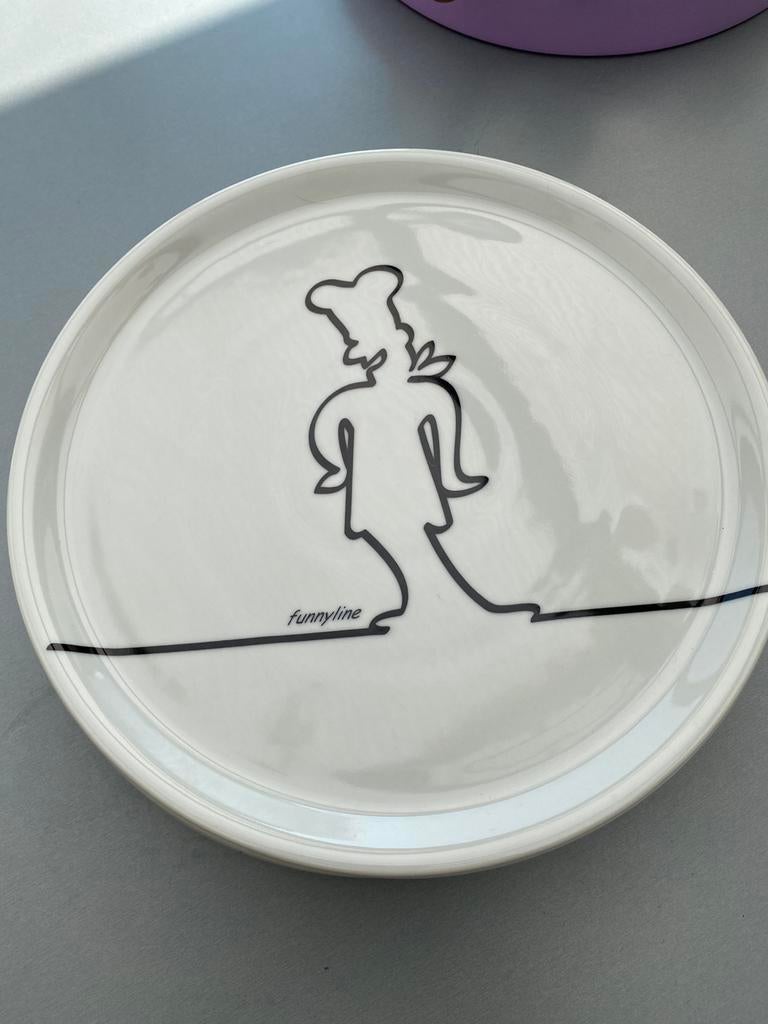 Assiettes à pizza, Maison & Meubles, Enlèvement ou Envoi, Comme neuf, Autres styles, Assiettes(s)