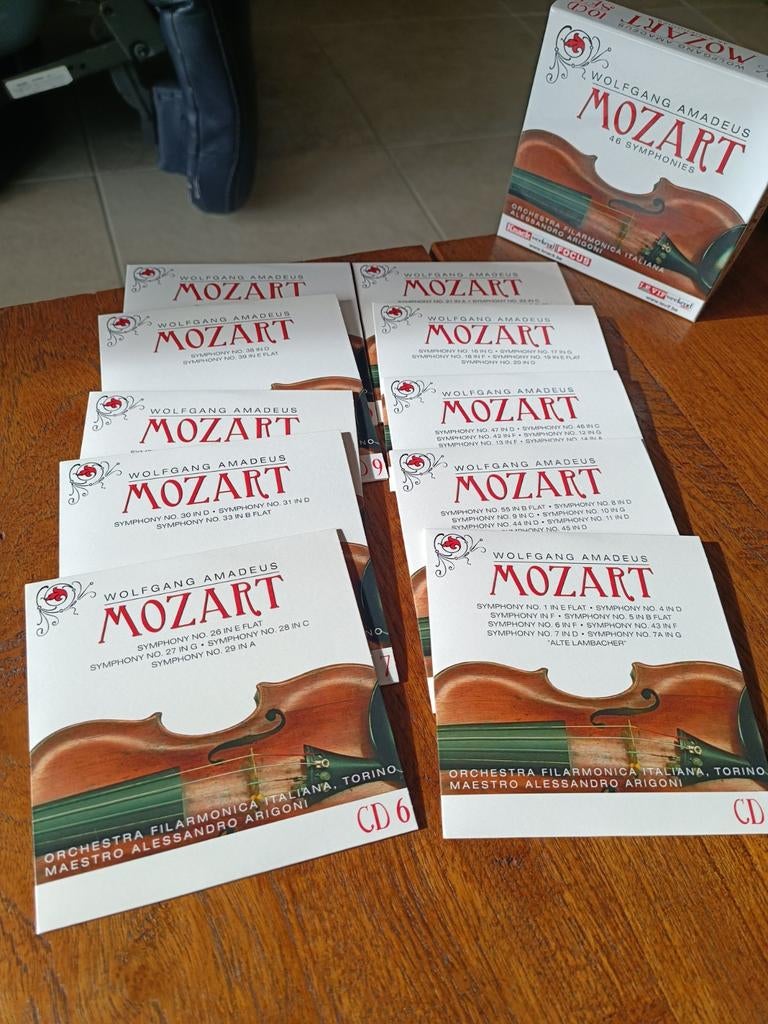 CD-box 46 Symphonies van Wolgang Amadeus Mozart, Ophalen