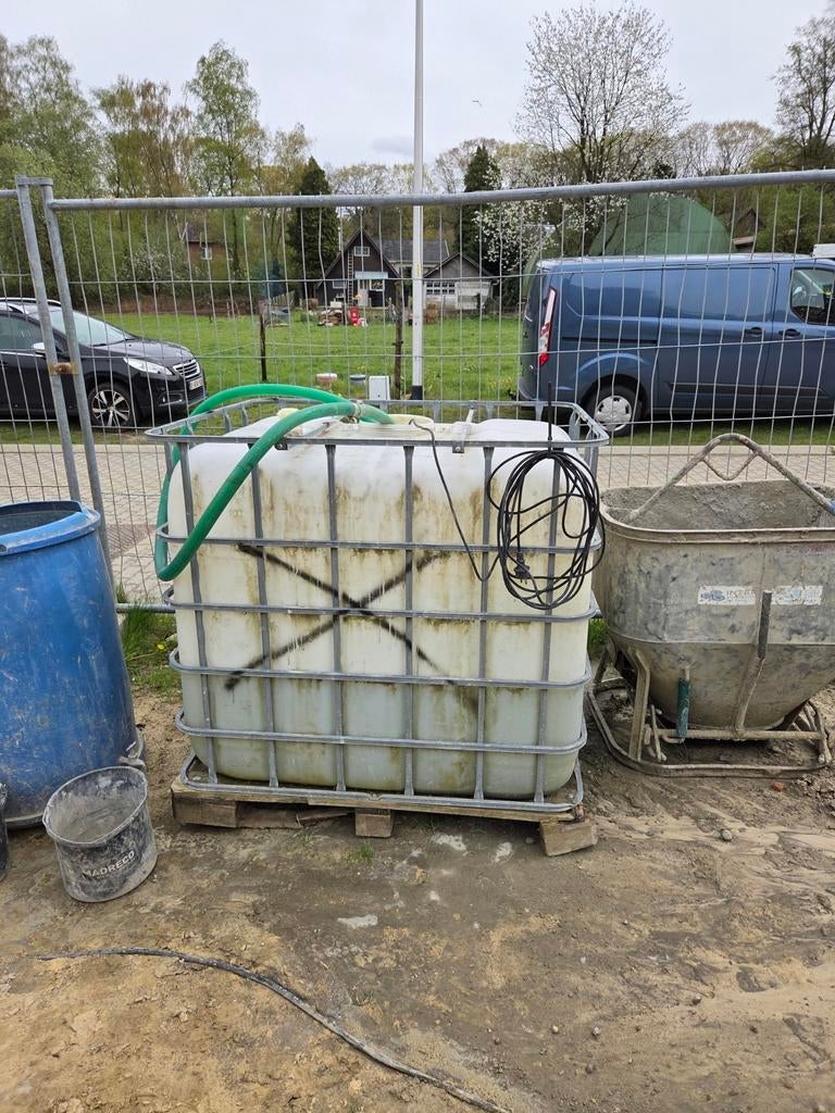 IBC 1000l, Tuin en Terras, Ophalen