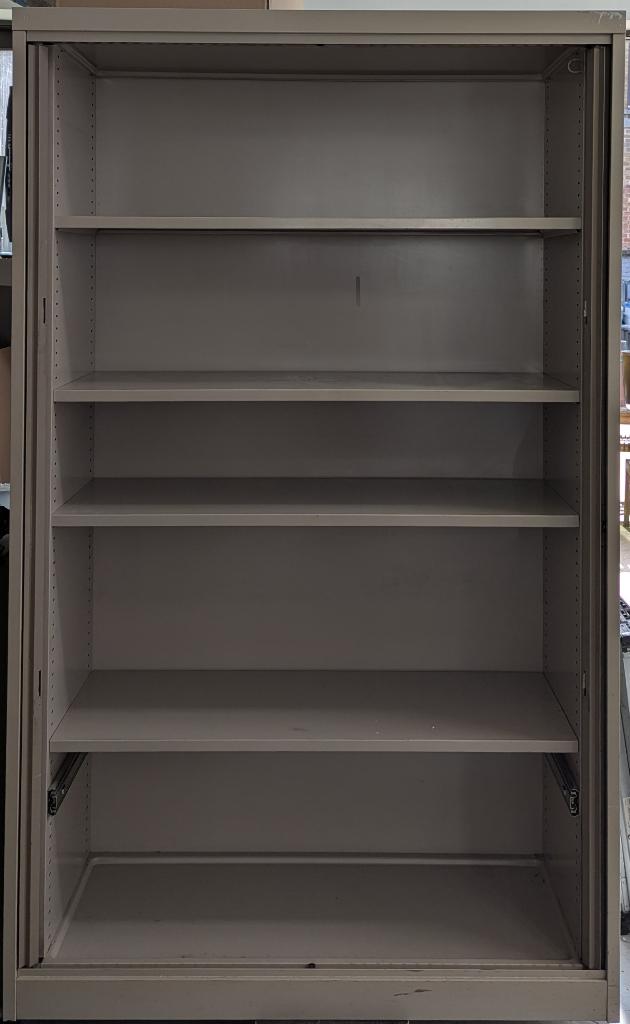 hoge roldeurkast MEWAF, Huis en Inrichting, Kasten | Roldeurkasten en Archiefkasten, Ophalen, Gebruikt, 100 tot 150 cm, Mewaf