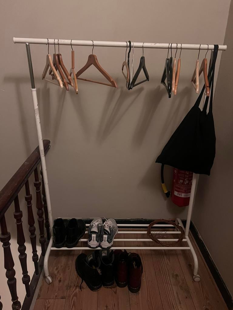 Ikea wite rek, Ophalen, Gebruikt