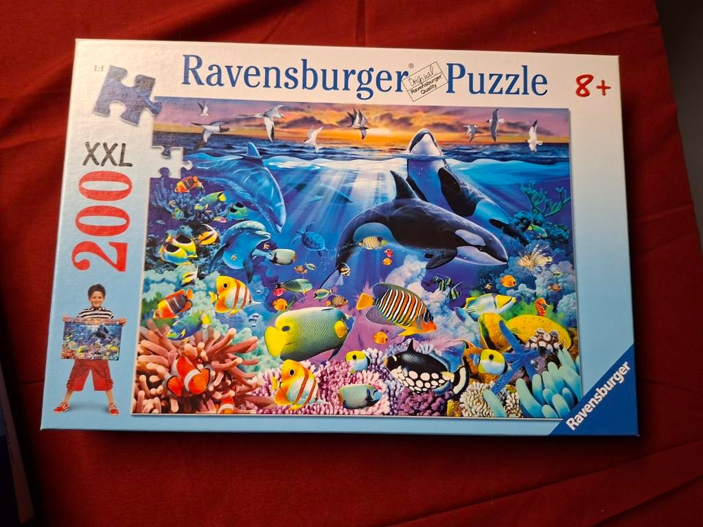 Puzzel : Onderwaterwereld /  200 XXL / ravensburger, Ophalen of Verzenden