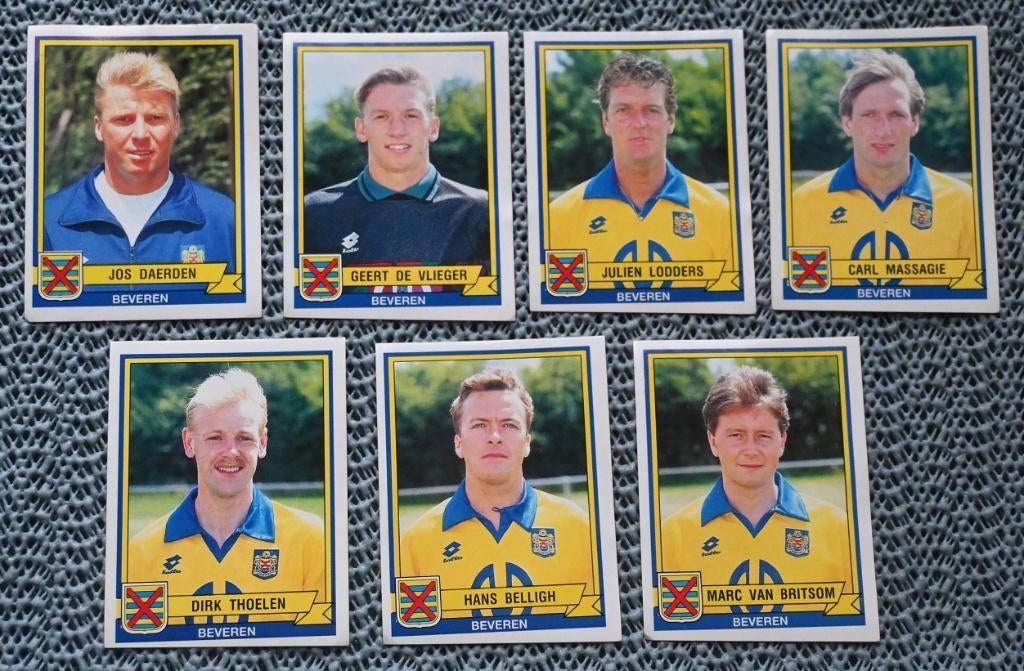 Panini Football 94 / Beveren / 14 stickers, Verzamelen, Verzenden, Zo goed als nieuw, Poster, Plaatje of Sticker