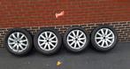 SPOTPRIJS!! 4 VELGEN + NIEUWE BANDEN + 4 NIEUWE NAAFDOPPEN!!, Enlèvement, Pneu(s)
