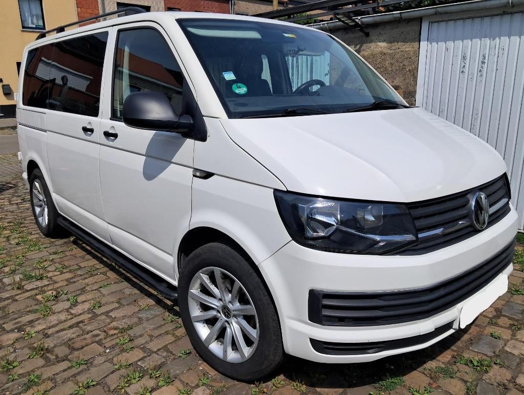 VW transporter 2.5 tdi automaat, Autos, Camionnettes & Utilitaires, Cuir, Achat, 2500 cm³, Volkswagen