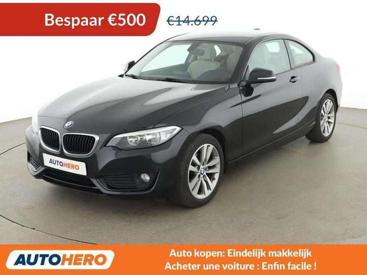 BMW 2 Serie 218 218i Advantage, Autos, BMW, Achat, Série 2, ABS, Airbags, Air conditionné, Bluetooth, Ordinateur de bord, Verrouillage central
