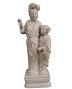 Blanc de Chine "moeder met kind"., Ophalen