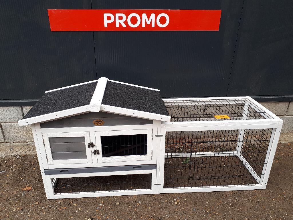 nieuw konijnenhok tokky met gazoncompartiment, Enlèvement, Neuf, Enclos