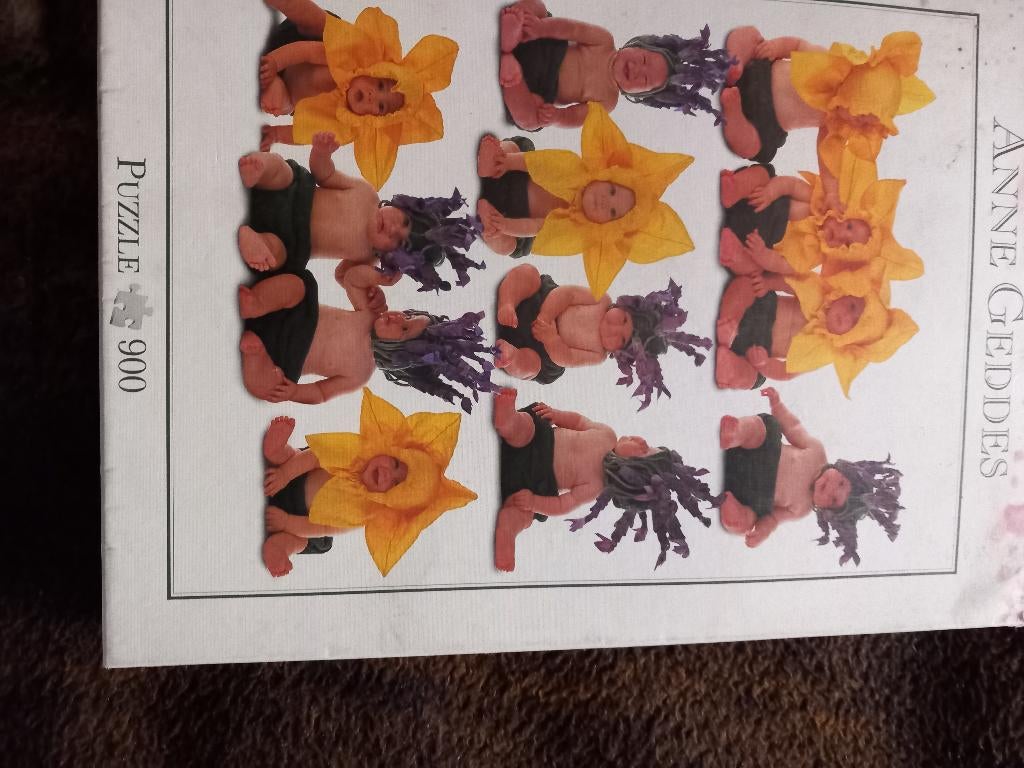 Puzzel anne geddes, Hobby & Loisirs créatifs, Sport cérébral & Puzzles, Enlèvement, 500 à 1500 pièces, Utilisé, Puzzle