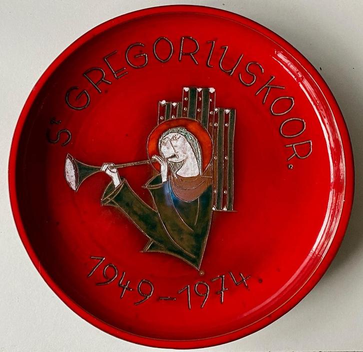 Oswald Tieberghien Sint Gregoriuskoor 1974, Antiek en Kunst, Antiek | Keramiek en Aardewerk, Ophalen of Verzenden