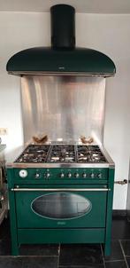 Cuisinière à gaz Smeg 90cm avec hotte, Electroménager, Enlèvement, Gaz