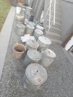 Groot lot diverse zinken voorwerpen, Ophalen