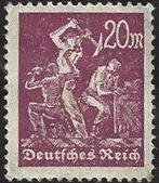 1 Postzegel Berg Arbeiders Duitse Rijk 1923, Enlèvement ou Envoi, Autres périodes, Non oblitéré