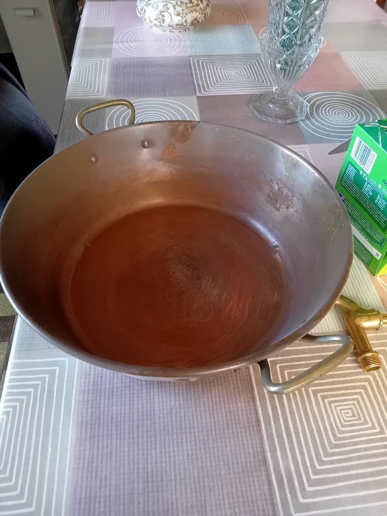 Koperen ketel/pan, Antiek en Kunst, Antiek | Brons en Koper, Koper, Ophalen