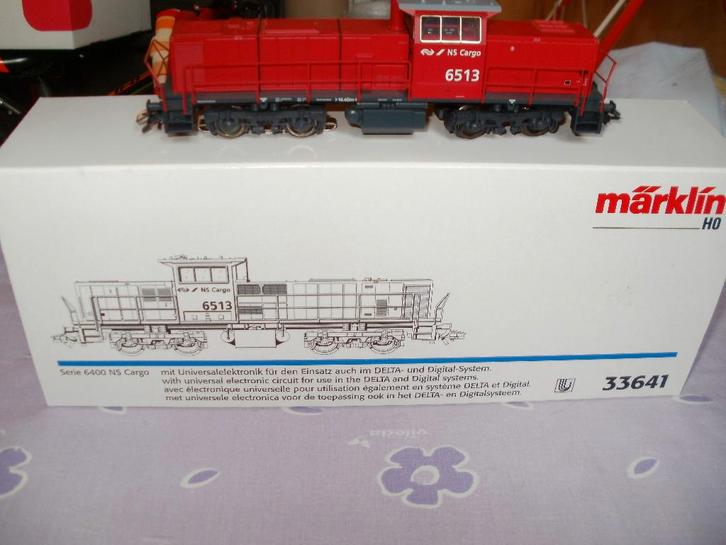 Marklin Ho NS Rangeerlokomotief Dig no 33641+ovp +boekjes, Hobby en Vrije tijd, Modeltreinen | H0, Nieuw, Locomotief, Wisselstroom