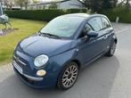 FIAT 500 1.2i, Auto's, Fiat, Stof, 1242 cc, 4 cilinders, Blauw