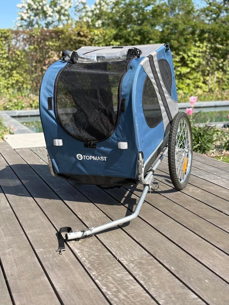 Hondenfietskar Topmast Original XLarge, Remorque pour chien, Pliable, 20 à 40 kg, Comme neuf