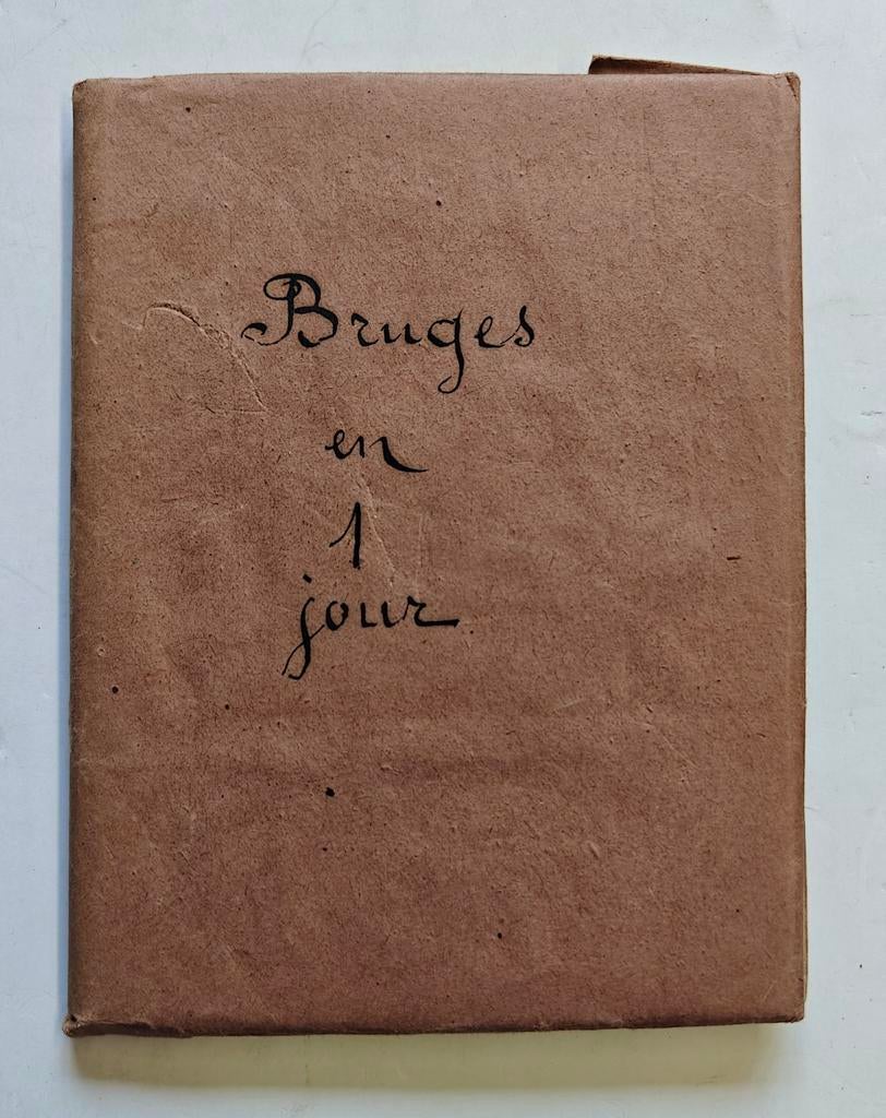 Bruges en un jour, 1887. Édition rare., Antiquités & Art, Enlèvement ou Envoi